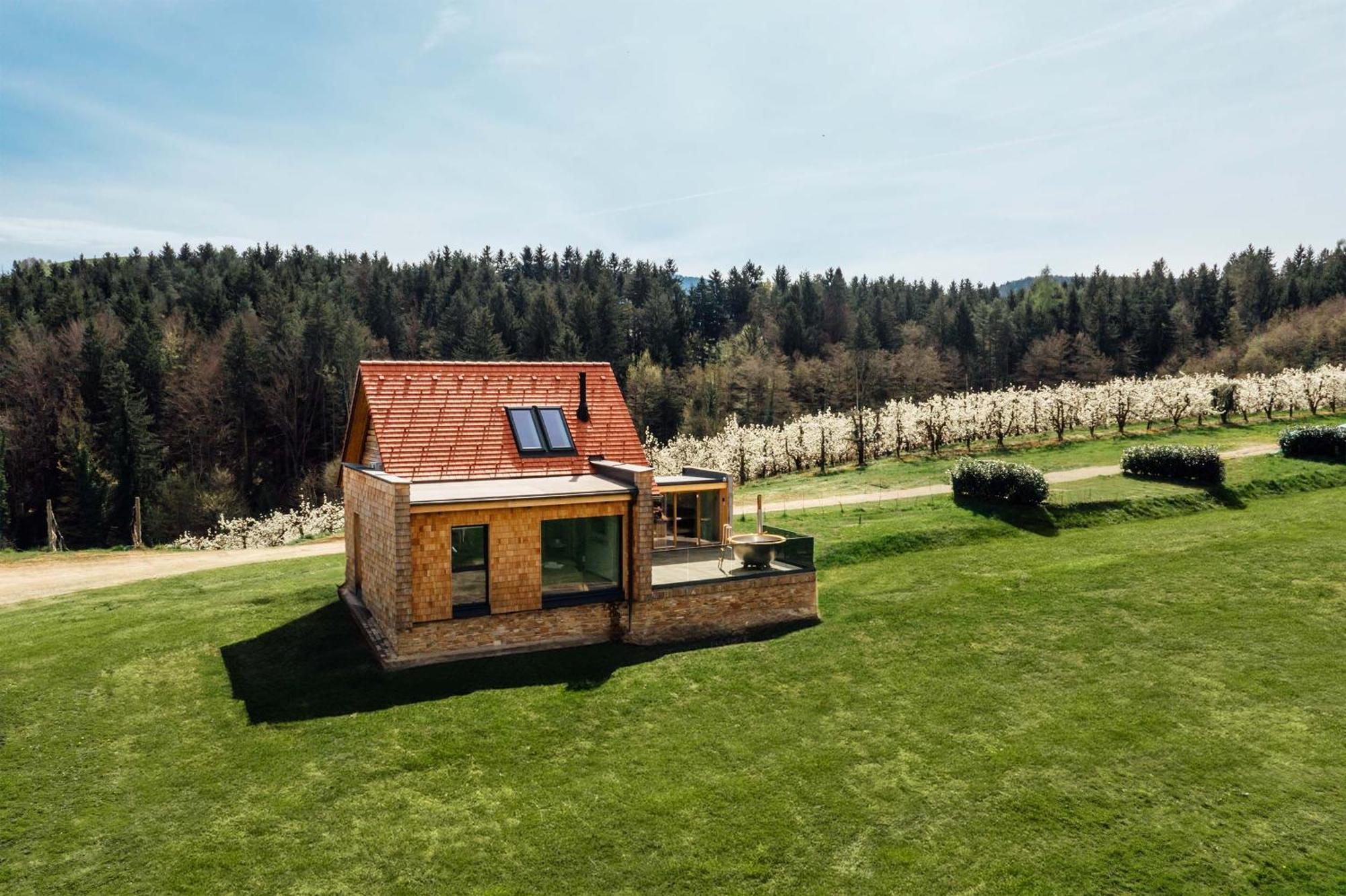 Chalet "Troadkostn" Mit Finnischer Panoramasauna & Edelstahl Hot Tub Eibiswald Bagian luar foto